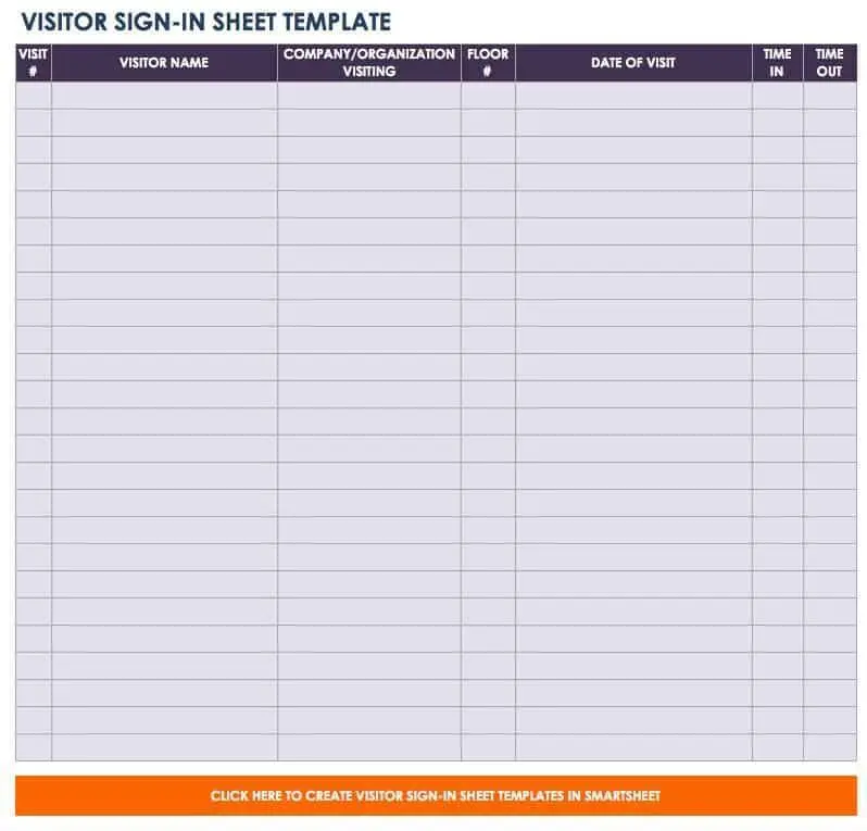 Sign Up Sheet Templates | 19+ Free Xlsx, Docs &amp; PDF Formats, Samples ...